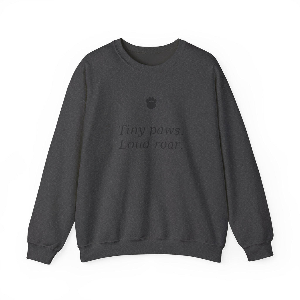 Tiny paws Loud roar sweatshirt | Paw print crewneck
